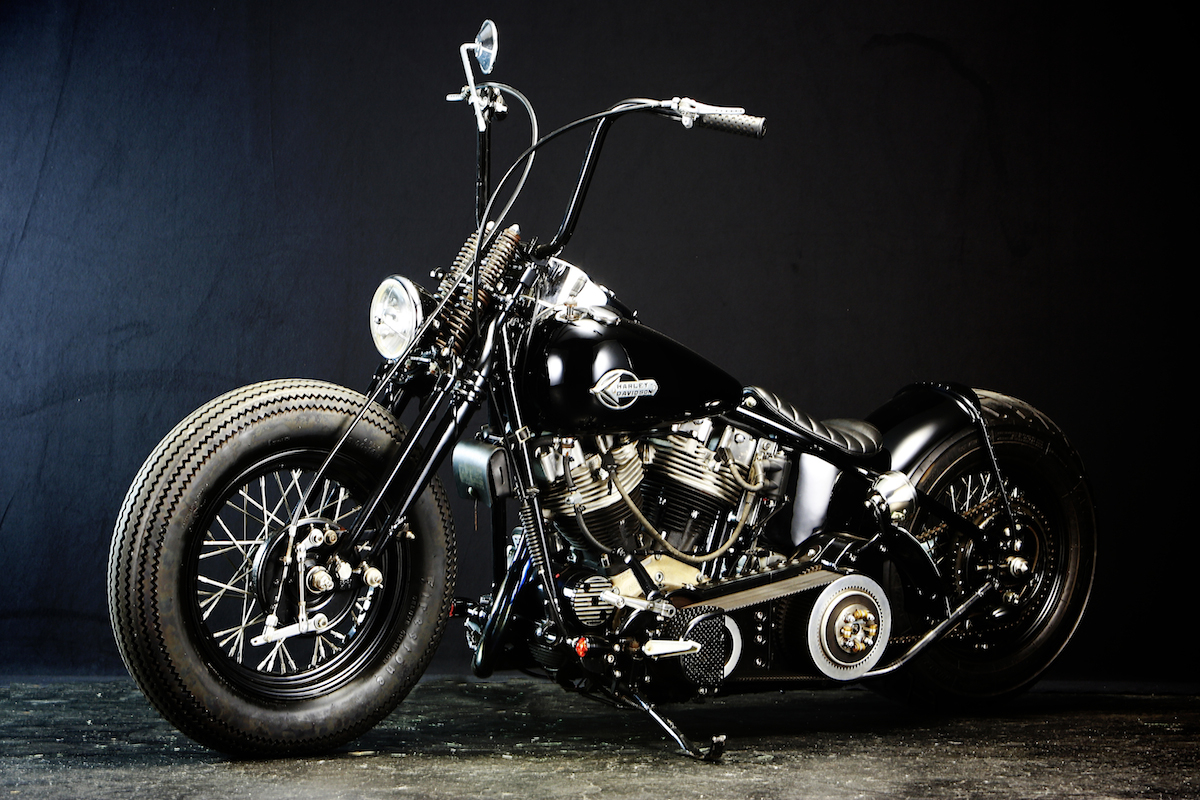 This custom…:WITH AN OLD STYLE H-D… YES, WE BELIEVE IT… 5