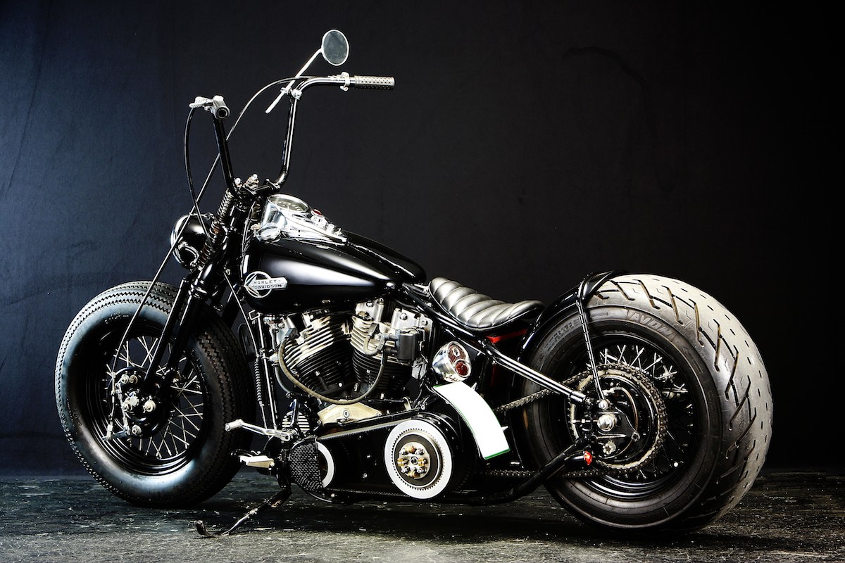 This custom…:WITH AN OLD STYLE H-D… YES, WE BELIEVE IT… 2