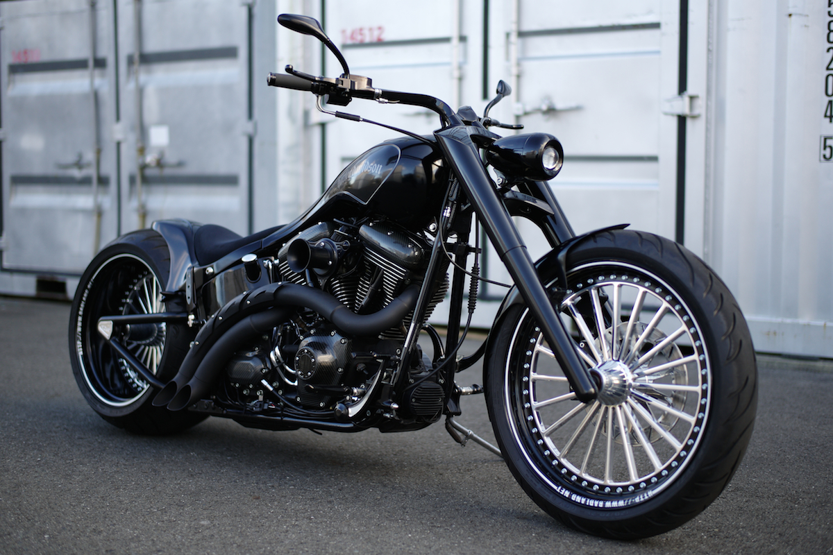 HARLEY DAVIDSON 07 FXSTB 300 FAT TIRE CUSTOM:GILDA 1