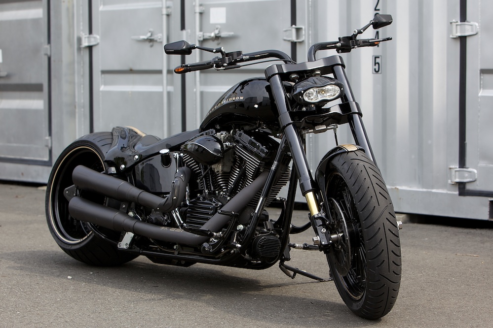 BLACK MASS:[ FOR SALE!! ] : 2006 FXSTB 330 ワイドタイヤ・カスタム 6