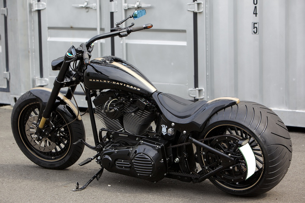 BLACK MASS:[ FOR SALE!! ] : 2006 FXSTB 330 ワイドタイヤ・カスタム 7